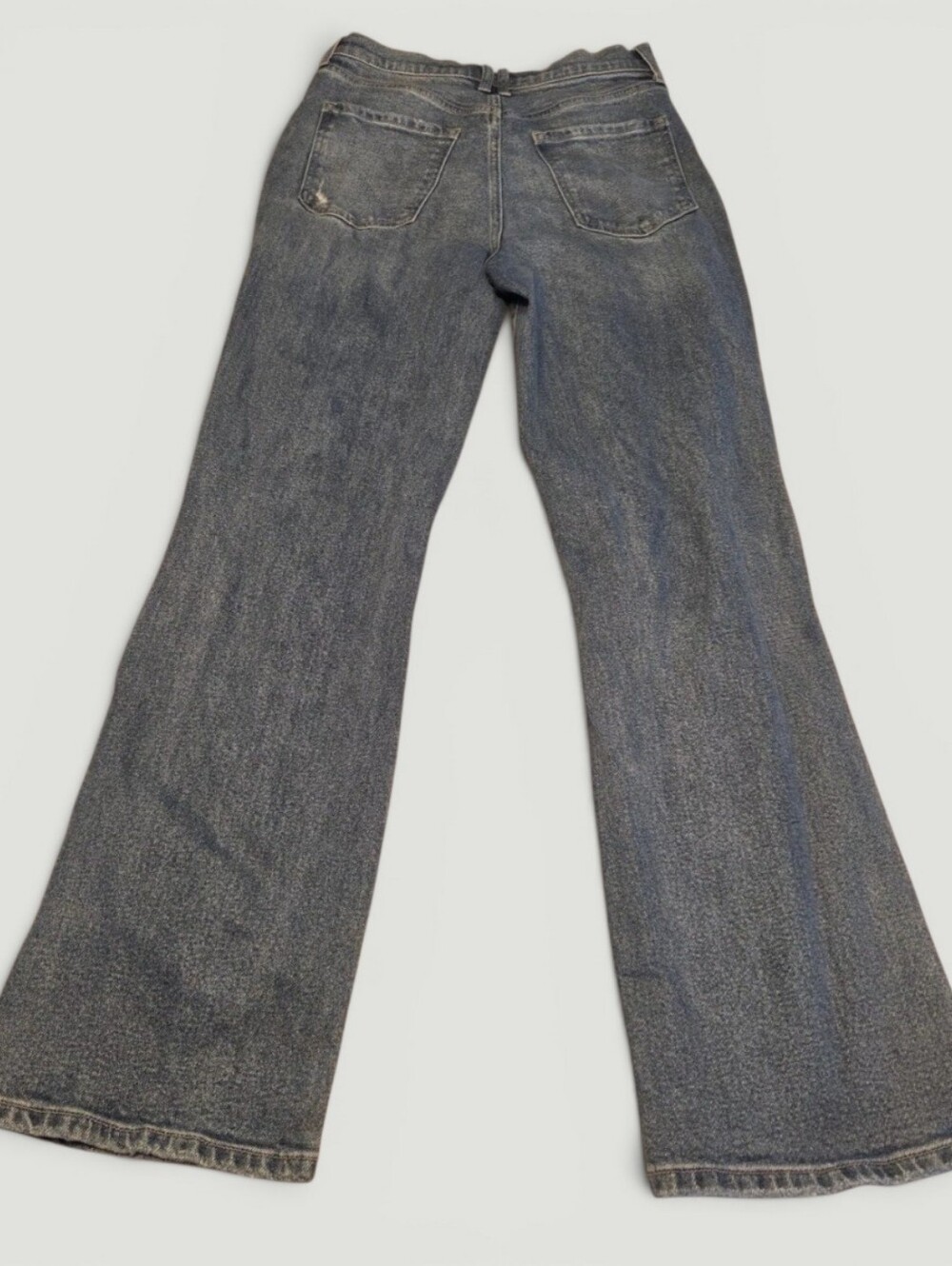 Windsor Blue Distressed Flare Jeans - Picture 2 of 11